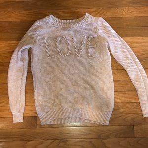 Lauren Conrad LOVE sweater